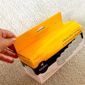 Keurig water filters new. Six. Each individually wrapped.